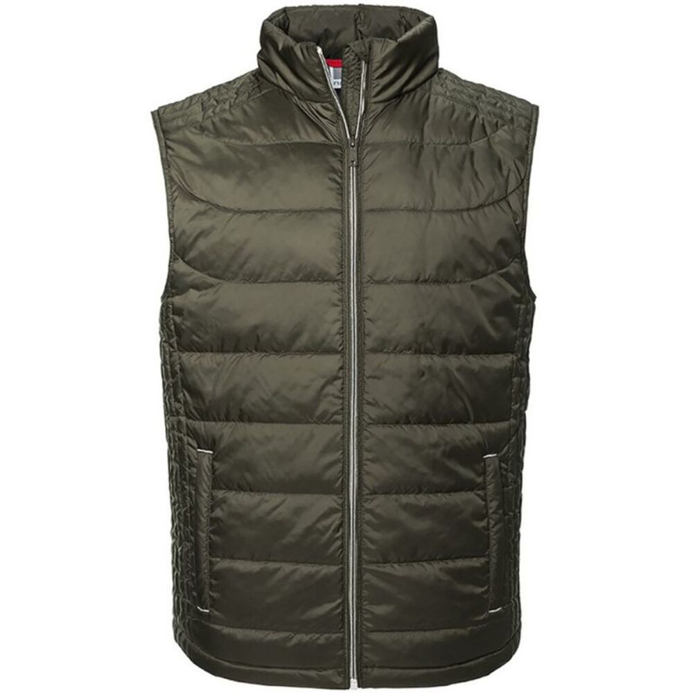 Russell Mens Nano Padded Bodywarmer / Dark Olive